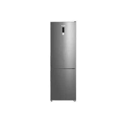 Svan Frigorífico Combi Inox, 2 Puertas SC188603ENFDX, Capacidad 86 Litros, No Frost, Multi Air Flow, Bajo Nivel Sonoro, Puerta Reversible, Clasificación Energética E