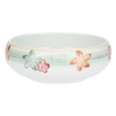 THUN - Bol Bloomia, grand - porcelaine - Collection Jardin de printemps - Ø 25 cm - 10,5 cm h