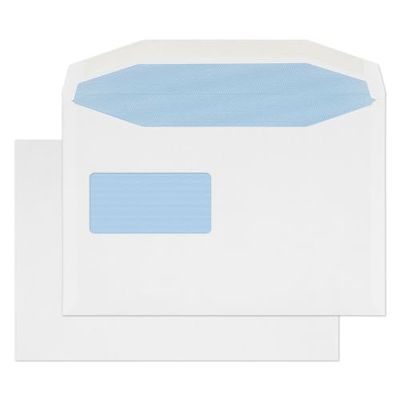 Purely Everyday 4077REV enveloppen natte lijm reverse met venster wit C5+ 162 x 238 mm - 100g / m2 | 500 stuks