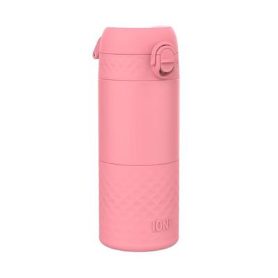 Ion8 Tazza Termica da Viaggio, A prova Di Perdite, Serratura Sicura, Lavabile in Lavastoviglie, Copertura Igienica, Facile Pulizia, Acciaio Inossidabile Isolato Sotto Vuoto, Rosa, 360 ml