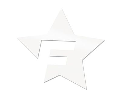 FOLIATEC Cardesign - Adesivo F-Star, bianco opaco