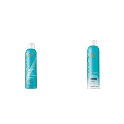 Moroccanoil Dry Texture Spray, 205ml & Dry Shampoo Dark Tones, 217ml