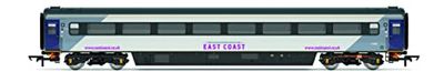 Hornby R40368 East Coast, Mk3 Trailer First, 41097-Era 10 Coach Packs, Grey
