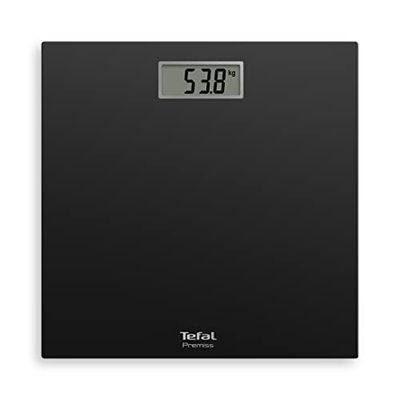 Tefal Premiss PP1400 weegschaal, Makkelijk leesbare display, Ruim plateau, Tot 150 kg, Auto in- en uitschakeling