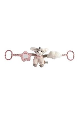Sterntaler Emmi Girl Flora Chaîne de poussette Motif âne Rose