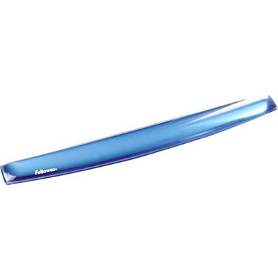 Fellowes Crystals Gel Keyboard Wrist Rest, Blue