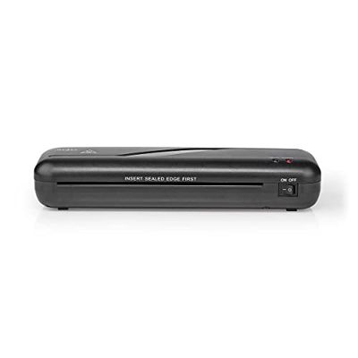 Nedis LAMI112BK4 laminator | varm | A4 | 230 mm/min | automatisk avstängning | strömförsörjning | svart