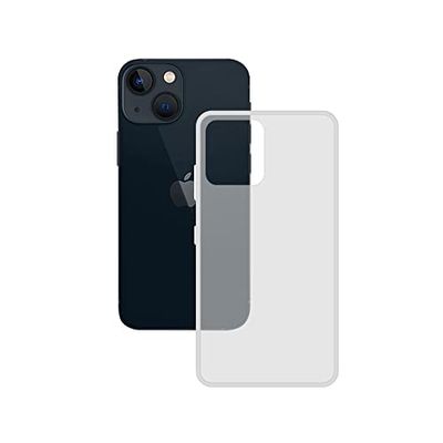 PHONEKIT CONTACT Flexible iPhone 14 Case, Fingerprint Free, Heavy Duty, Compatible with Wireless Charging, Transparent