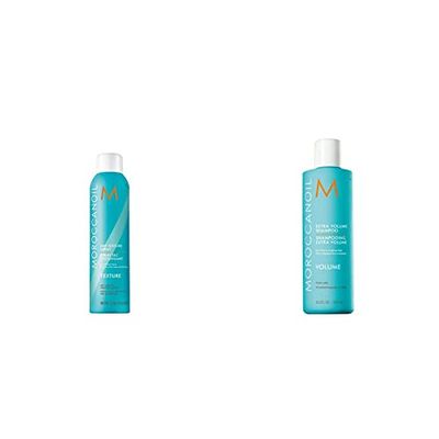 Moroccanoil Dry Texture Spray, 205ml & Extra Volume Shampoo, 250ml