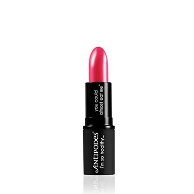 Dragon Fruit Pink Moisture-Boost Natural Lipstick - Vivid Bright Pink Moisturising, Conditioning, Matte Texture - 4g