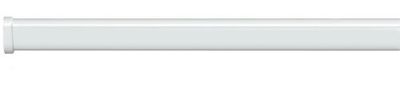 Spirella - OVA Rondo, riloga per Doccia in Alluminio con curvatura ad Angolo, 80 x 80 cm, Diametro 17 mm x 30 mm, Colore: Bianco