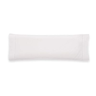 Sancarlos Murano Pillowcase, 100% Cotton Percale, White, 135 cm Bed