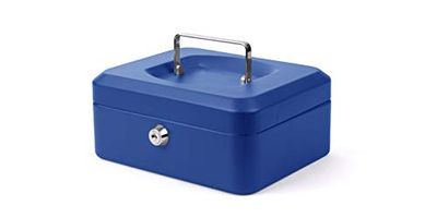 Pavo 8011759 - Caja de caudales, 20 cm, color azul