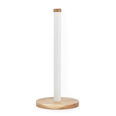 Salter BW13565WEU7 Toronto Portarotolo da cucina – Portarotolo da cucina, autoportante, supporto da tavolo, organizer per piano di lavoro, per rotoli da cucina standard, design classico in legno di