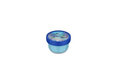 Mepal Fruitbox Campus, Snack Box for Kids, Dishwasher and Microwave Safe, BPA-Free, 300 ml, Tropical Ocean