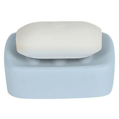 Spirella Porte Savon Céramique Retro Bleu Pastel