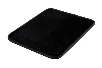 Kleine Wolke Badmat Cony, kleur: zwart, materiaal: 100% polyester, afmeting: 55x 65 cm