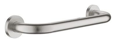 GROHE Start Barre d'Appui, Fixations Cachées, Fixation avec vis Incluses, 349 mm, Métal, Supersteel, 41189DC0