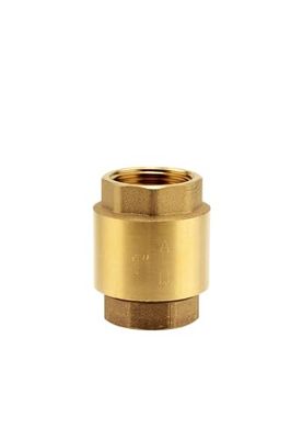 GARDENA messing tussenventiel: Terugslagventiel van massief messing, schroefdraad van 33,3 mm (G 1") bijv. voor aansluiting op pompen (7231-20)