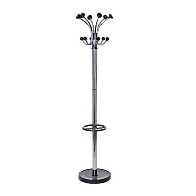 MAUL Porte-manteau MAULnebula – Porte-manteau moderne pour la maison ou la salle de réception – Porte manteau sur pieds en acier à l’optique métallique – argenté clair