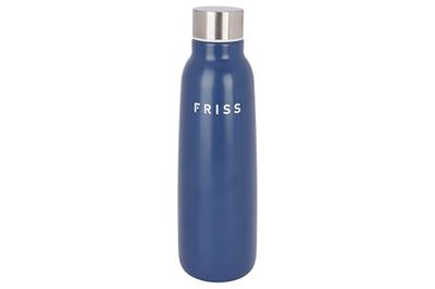 Friss - Botella de acero inoxidable, azul, 0,5 L