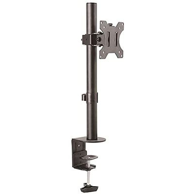 StarTech.com Soporte de Escritorio para Monitor hasta 8kg con Montaje VESA - con Mástil de Servicio Pesado - Ergonómico y Altura Ajustable - Montaje en Escritorio mediante Abrazadera/Ojal (ARMPIVOTV2)