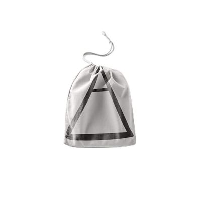 Bonamaison Impreso Algodón Bolsas con Cordón, Bolsa con Cordel para el Hogar y el Almacenamiento de Verduras, Bolso de Compras, Plegable, Ecologica, Reutilizables, Tamaño: 30x40 Cm