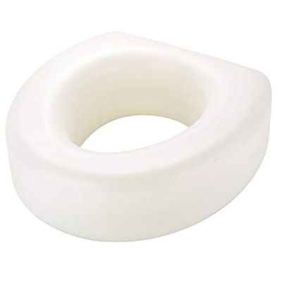 MSV 140700 Rehausse pour Toilettes Polyéthylène Basse Densité/Caoutchouc Nitrile 39 x 38 x 15 cm, Blanc