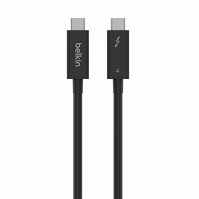 Belkin Active Thunderbolt 4 USB-C Cable, USB Type C Connection with 100W Power Delivery PD Enabled, USB 4 Compliant and Compatible with TB3 Compatible with MacBook Pro, iPhone 15 Pro, more, 2m