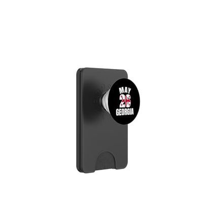 26 de mayo Día de la Independencia de Georgia PopSockets PopWallet para MagSafe