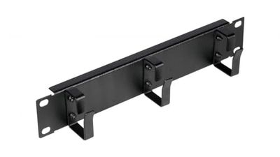 Equip Passacavo da 10" con Inserto ad Anello, 1U Nero