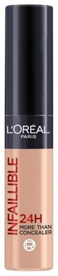 L'Oréal Paris Infalível, corretor de cobertura completa e acabamento natural, More than Concealer, Tom 327 Cashmere, 11 ml