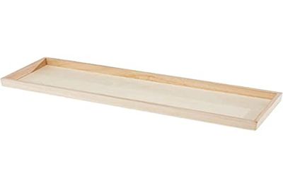 Rayher Bandeja de madeira para decorar, personalizável, FSC, 45 x 13,5 x 2,3 cm, 62689000
