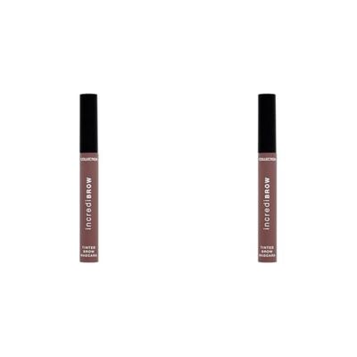 Collection Cosmetics, Incredibrow Tinted Mascara, Fast Drying Formula, 8ml, Brunette (Pack of 2)