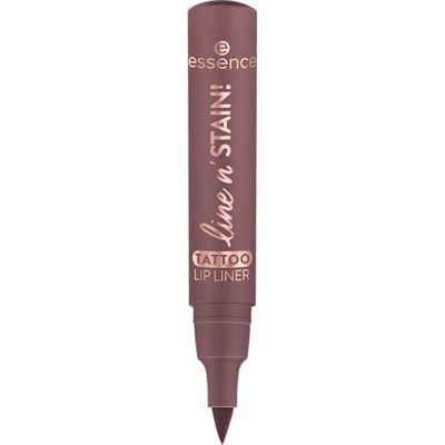 Essence Konturówka Do Ust Line N' Stain! Tattoo Lip Liner, Długotrwały, Konturowanie, Efekt Koloryzujący, Intensywny Kolor (2.5Ml)