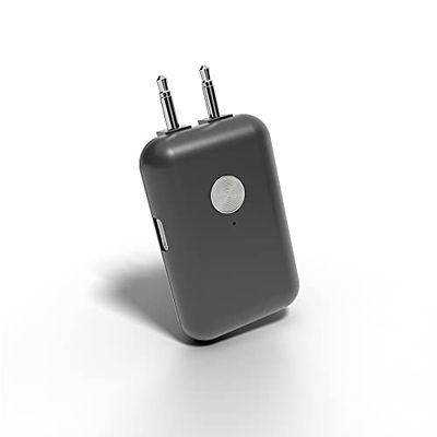 Sudio Flyg Bluetooth Audio Transmitter/Adapter 3.5 mm to Bluetooth for Portable Gaming Devices, In-Flight Entertainment and TV (Black)