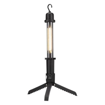 Zenitech 141133 Lámpara LED Recargable con Cargador USB Y Trípode Integrado