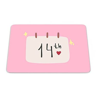 Bonamaison, Rectangle Pop Art Digital Printed Mouse Pad, Non-Slip Base, for Office and Home, Size: 22 x 18 cm