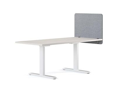 RICOO Akustisk skiljevägg för skrivbord ZAP0760-G 75 x 60 x 2 cm Grå Kontor Hem-kontor Pinboard Ljud- och integritetsskydd