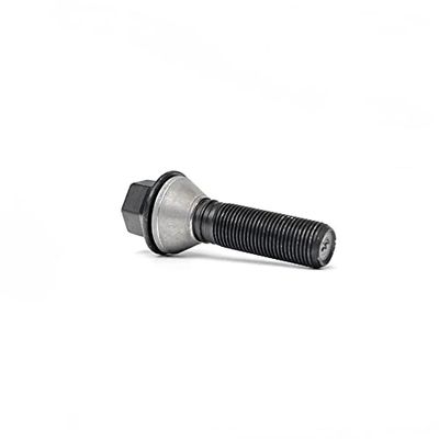H&R Wheel bolt Taper-Head with movable cone M14x1.50 - Length 42,5mm - Black