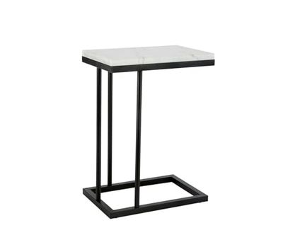 MESA AUXILIAR MÁRMOL 36X24,5X50CM
