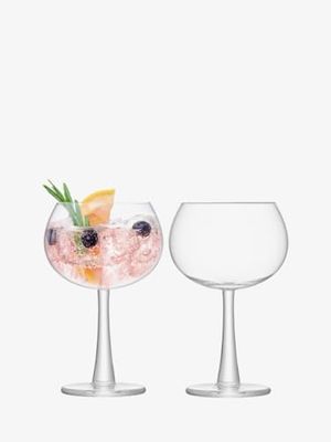 LSA International GN03 Gin, Bicchiere Ballon, 420 ml, Trasparente, Confezione da 2