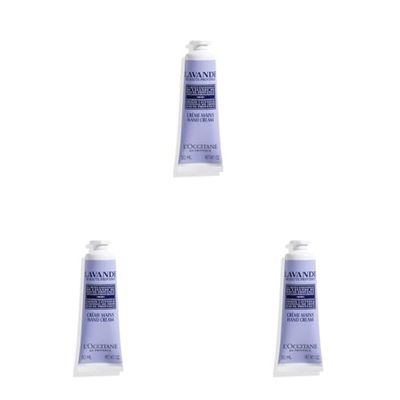 L'OCCITANE Travel Sized Lavender Hand Cream 30ml | Enriched with Shea Butter & Lavender Essential Oil | 99% Readily Biodegradable & Vegan | Luxury & Clean Beauty Hand Cream for All Skin Types