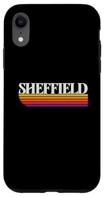 Sheffield England Retro Graphic - Sheffield UK Case for iPhone XR