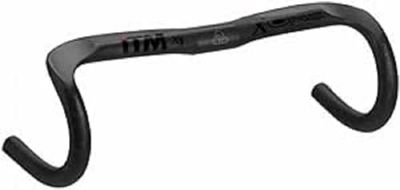 ITM X-One Black UV Carb, Manubrio da Corsa Unisex Adulto, Nero, 440 mm