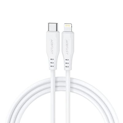 ACEFAST Kabel USB MFI C3-01, USB-C naar Lightning, 30W, 1,2m (wit)