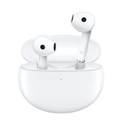 Oppo Enco Air2 draadloze hoofdtelefoon, Bluetooth 5.2, ruisonderdrukking, draadloos opladen, batterij met grote capaciteit, wit
