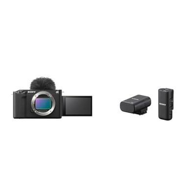 Sony ZV-E1 di Sony | Vlog camera full-frame con obiettivo intercambiabile + microfono ECM-W3