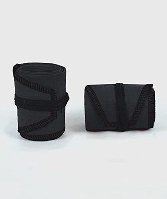STAMINA FITNESS Stijve polsbandages zwart/grijs