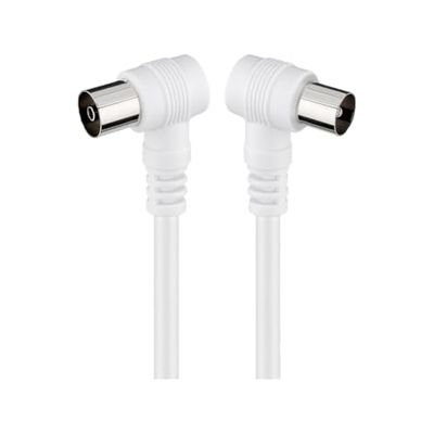 Goobay 11520 Cavetto Coax Antenna ad Angolo Coassiale (